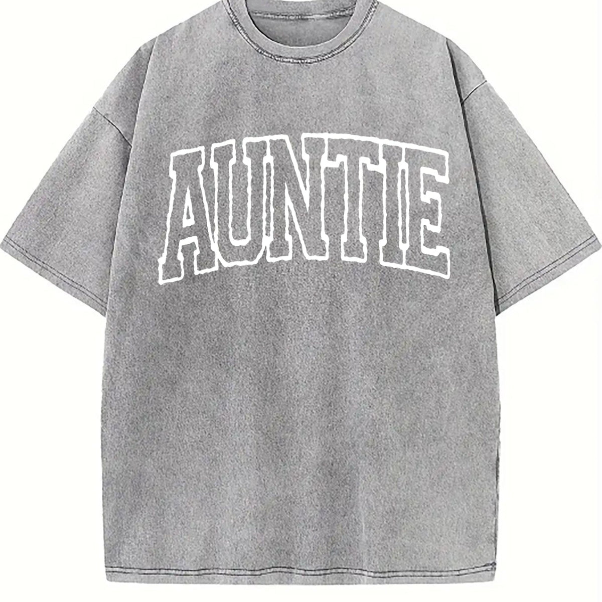 Auntie Collegiate Lettering Vintage Washed T-Shirt product image 5