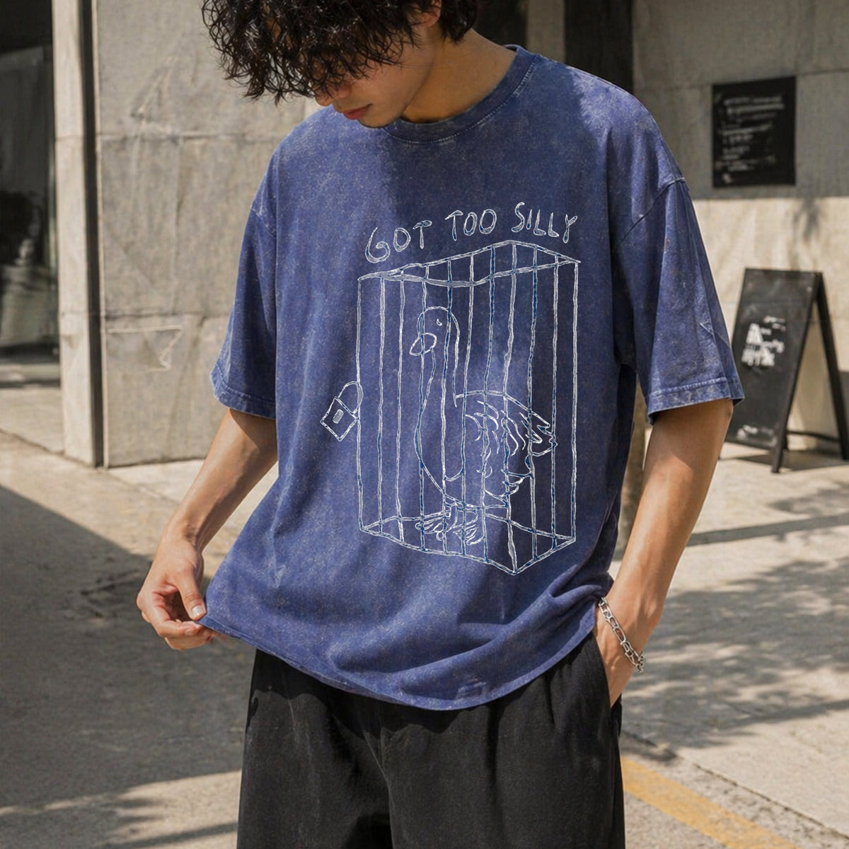 Got Too Silly Vintage Washed T-Shirt product image 8