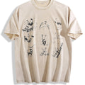 Forest Animals 90s Tattoo Vintage Washed T-Shirt product image 1
