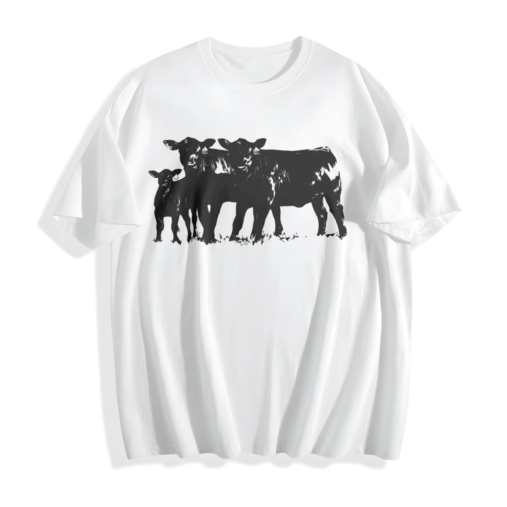 Cute Cow Cotton T-Shirt product image 2