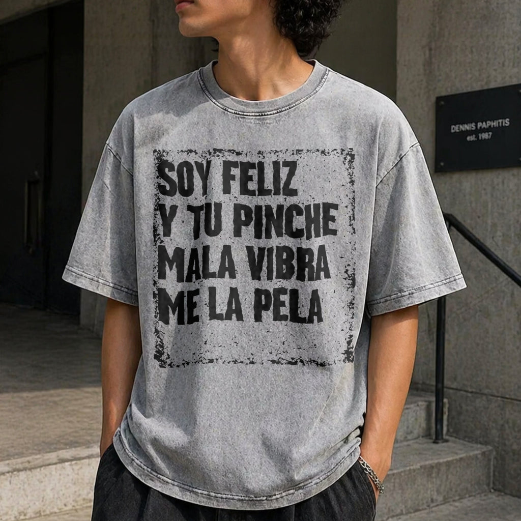 Mexican Themed Humorous Ideas Vintage Washed T-Shirt product image 5