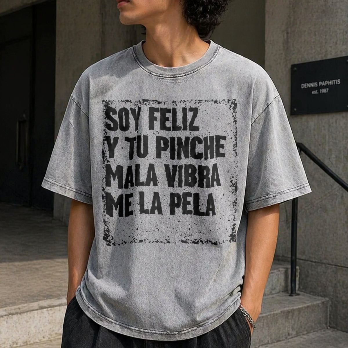 Mexican Themed Humorous Ideas Vintage Washed T-Shirt product image 5