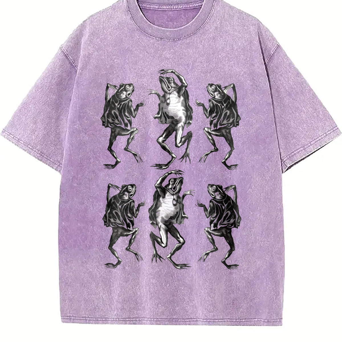 Dancing Frog 90s Tattoo Vintage Washed T-Shirt product image 6