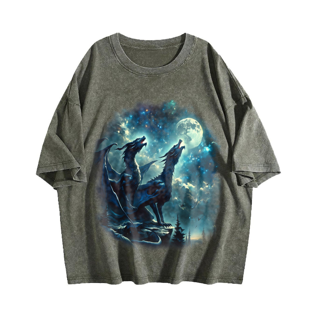 Two Dragon Vintage Washed T-Shirt product image 4