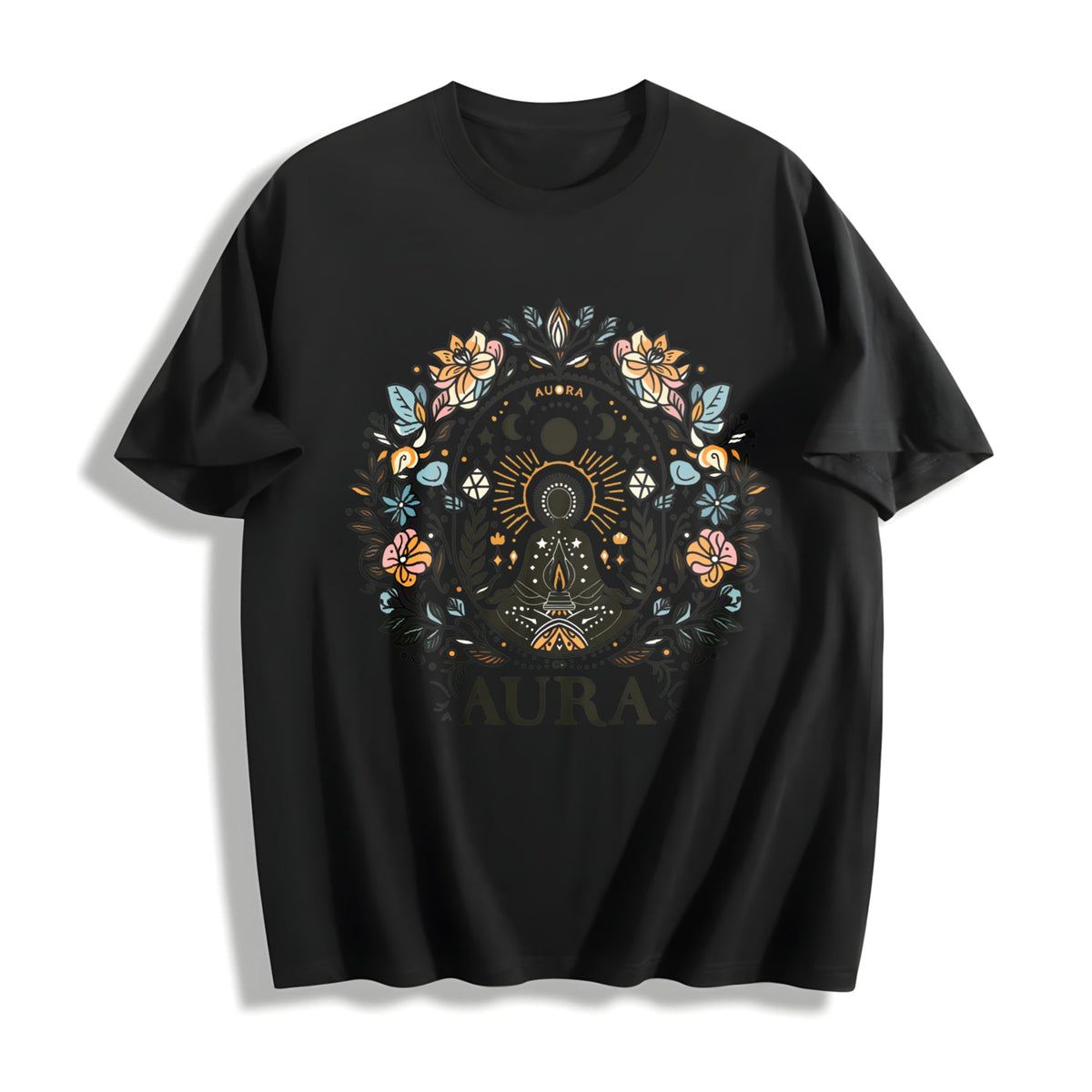 Summer A Bohemian Floral Cotton T-Shirt product image 1