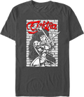Elektra Brick Wall Pose Marvel Comics T-Shirt product image 1