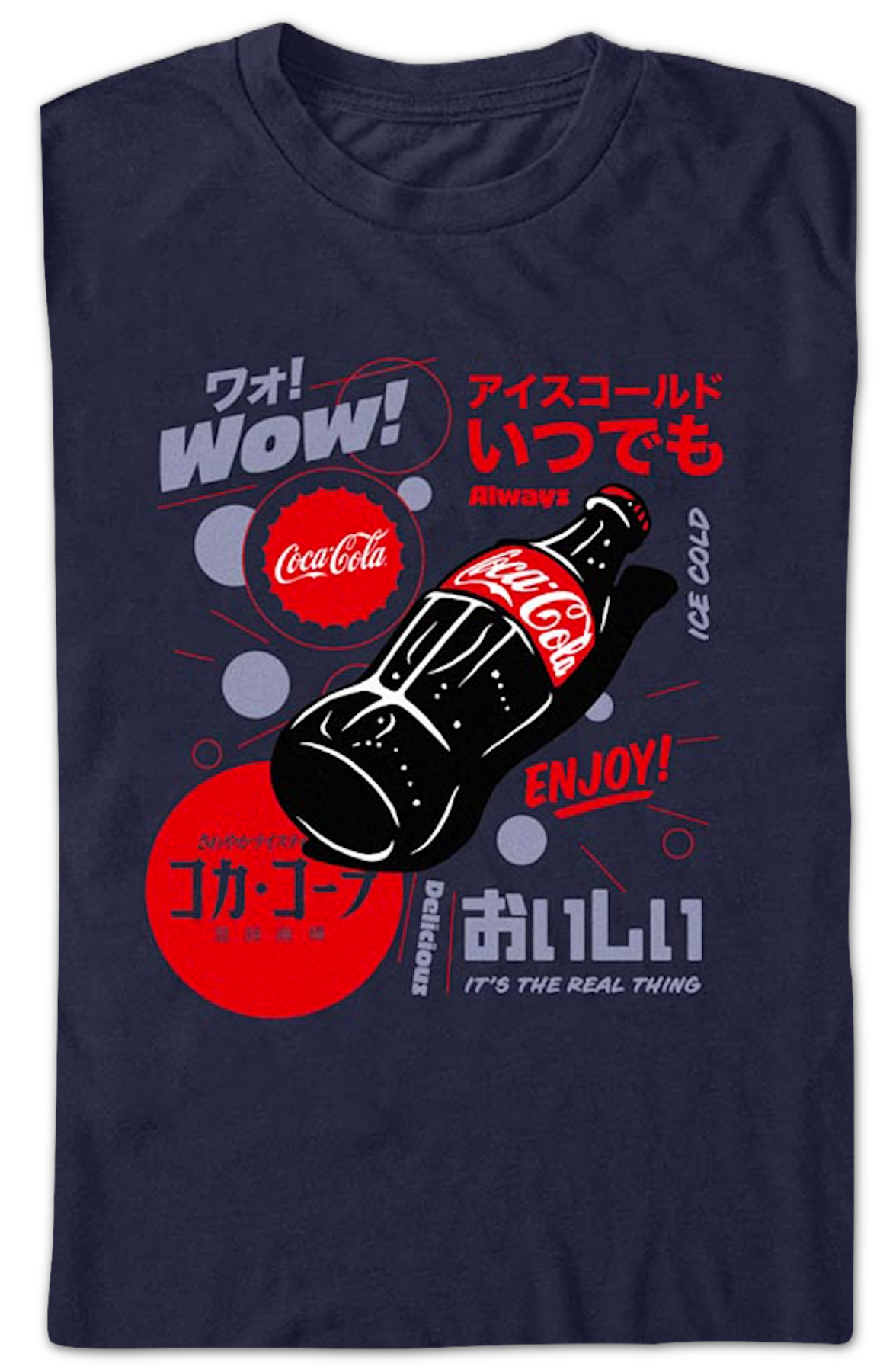 Enjoy Kanji Text Coca-Cola T-Shirt product image 2