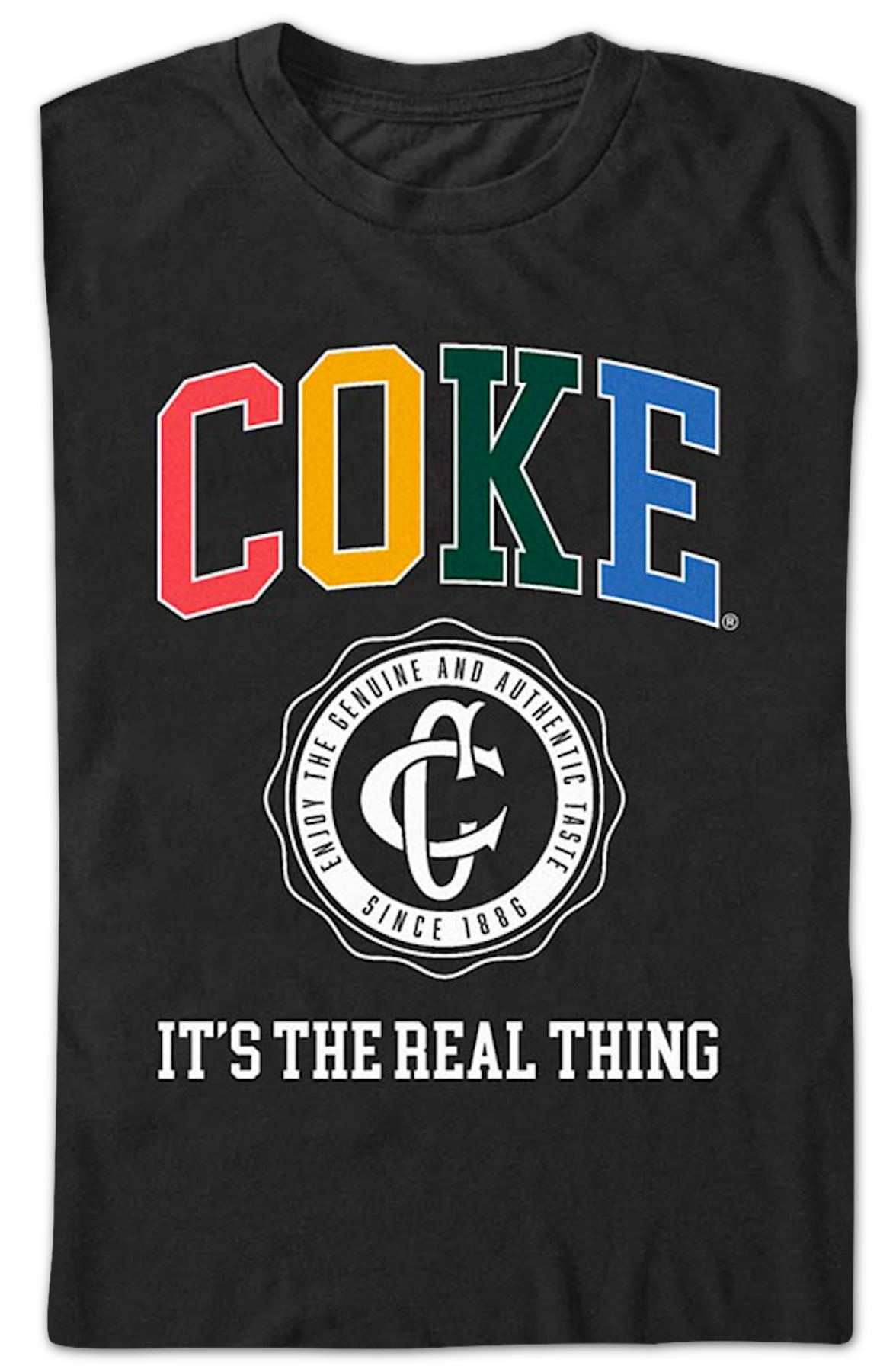 Enjoy The Genuine And Authentic Taste Coca-Cola T-Shirt product image 2