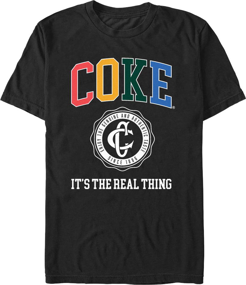 Enjoy The Genuine And Authentic Taste Coca-Cola T-Shirt product image 1