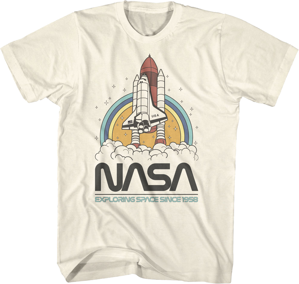 Exploring Space Since 1958 NASA T-Shirt product image 1