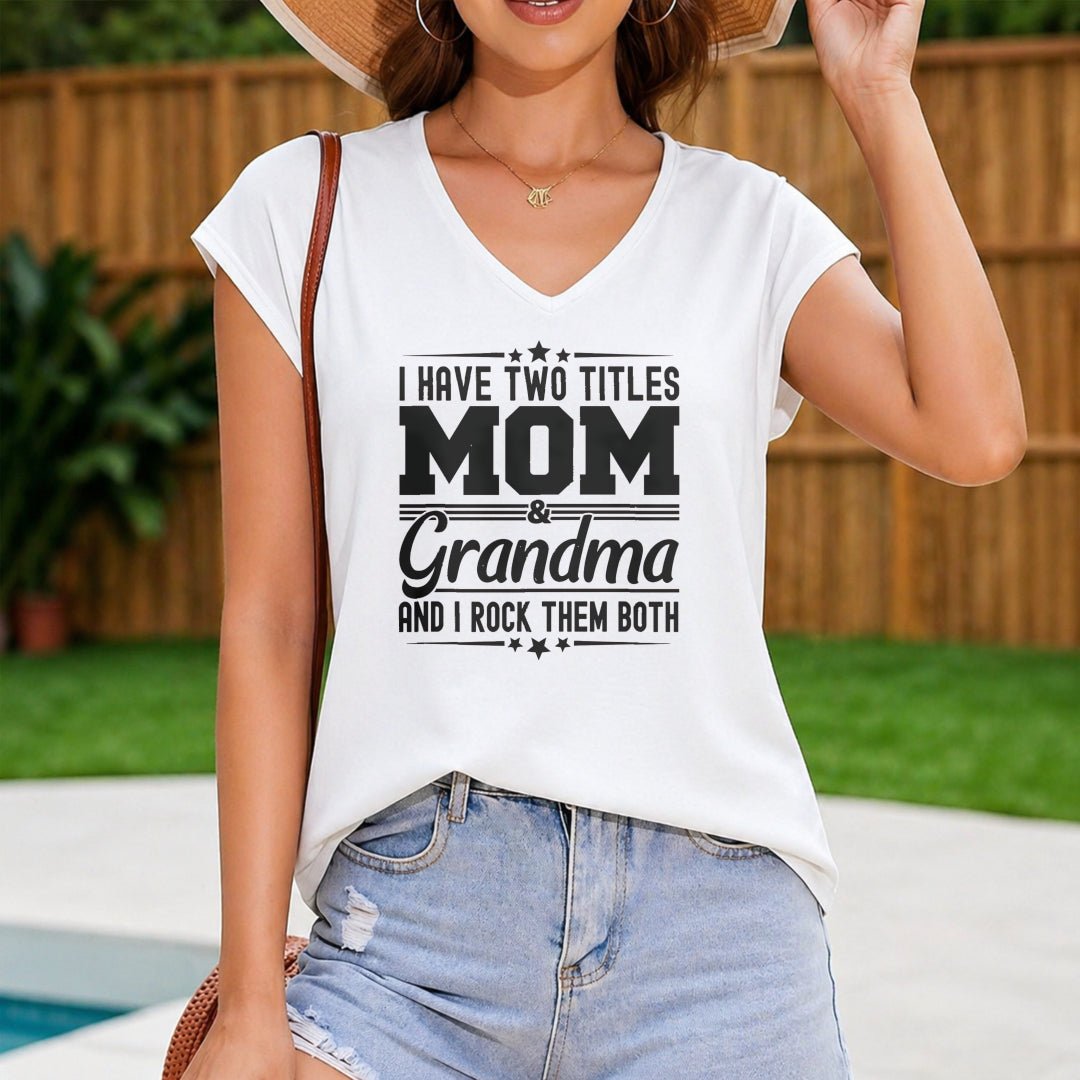 Slight Stretch - Weekend Summer Women's V-Neck Tank Top