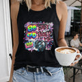 From The 80s And 90s Raised Me Regular Vacation - Fun Cartoon Women's Tank Top