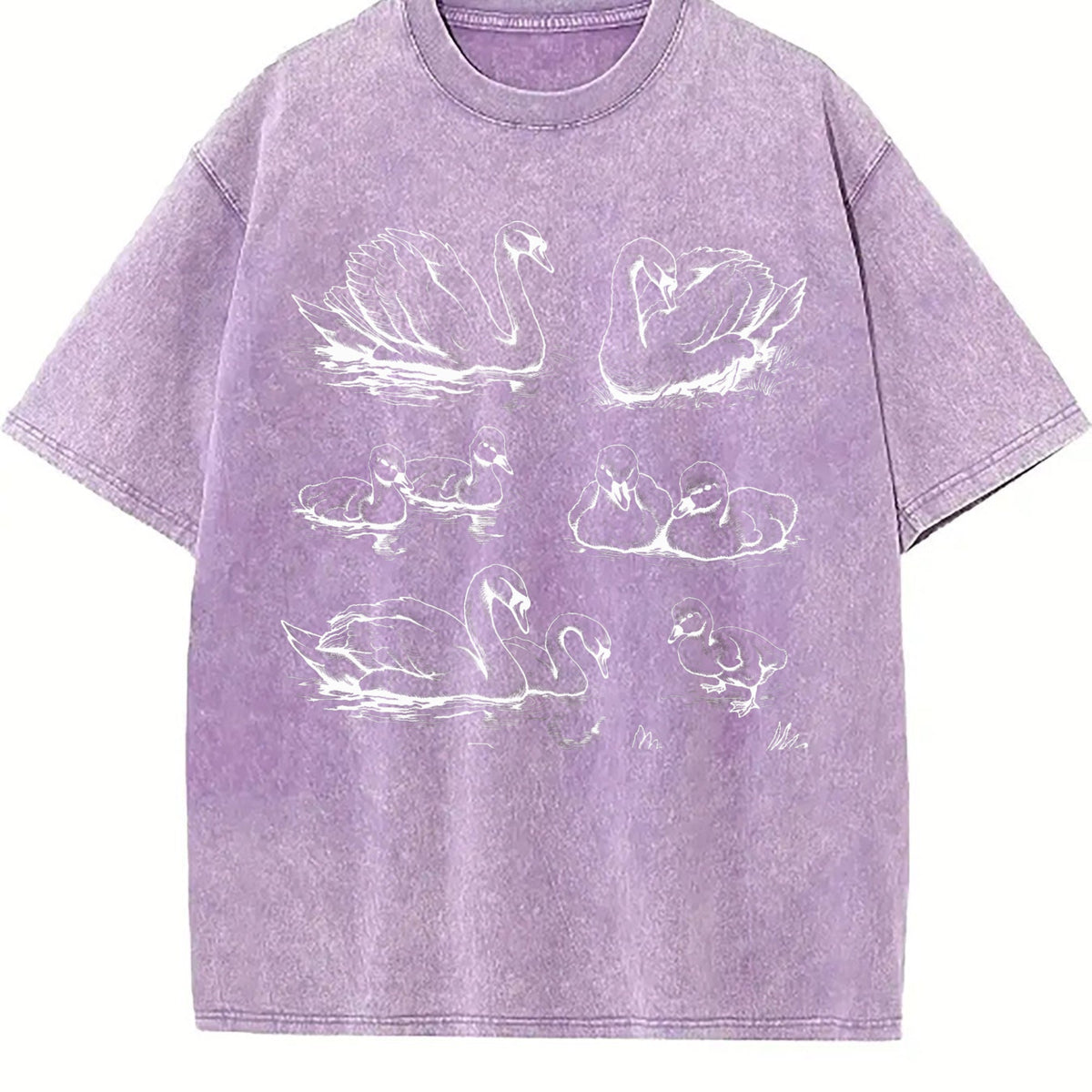 Swan 90s Tattoo Vintage Washed T-Shirt product image 6
