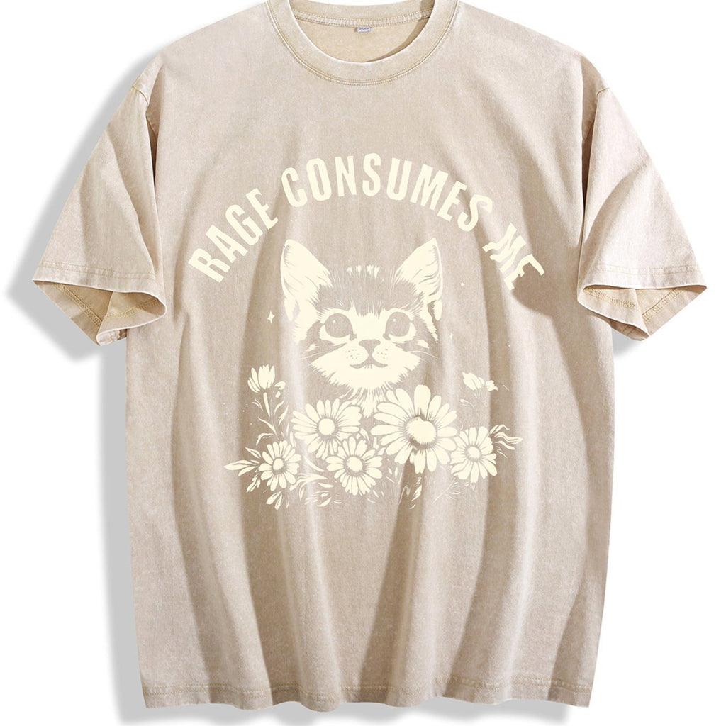 Rage Consumes Me Vintage Washed T-Shirt product image 1