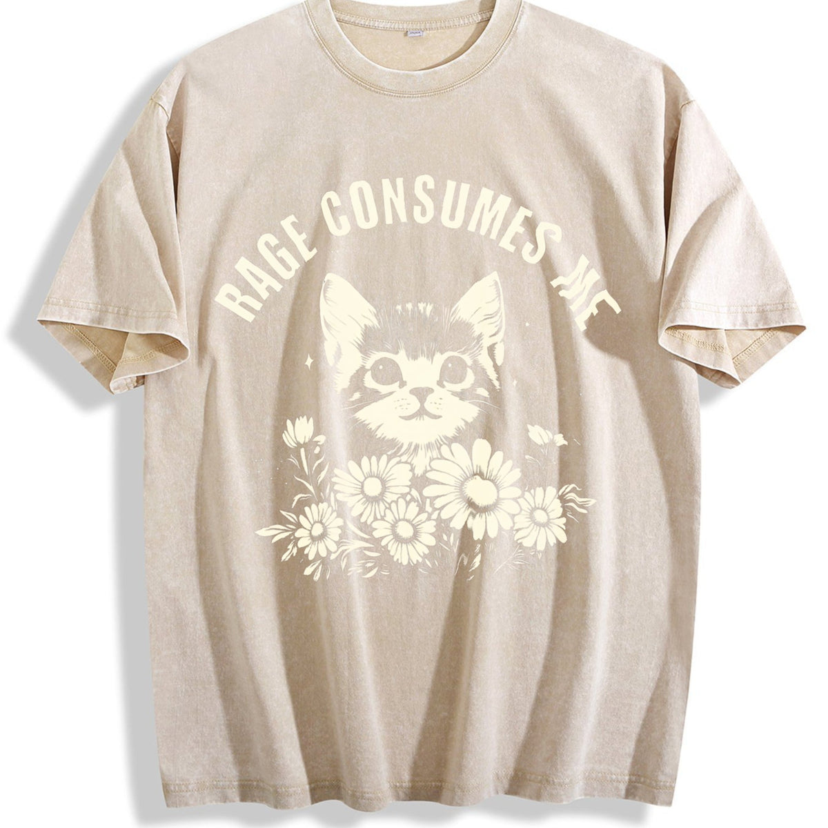 Rage Consumes Me Vintage Washed T-Shirt product image 1
