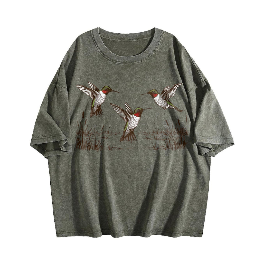 Hummingbird 90s Vintage Washed T-Shirt product image 4
