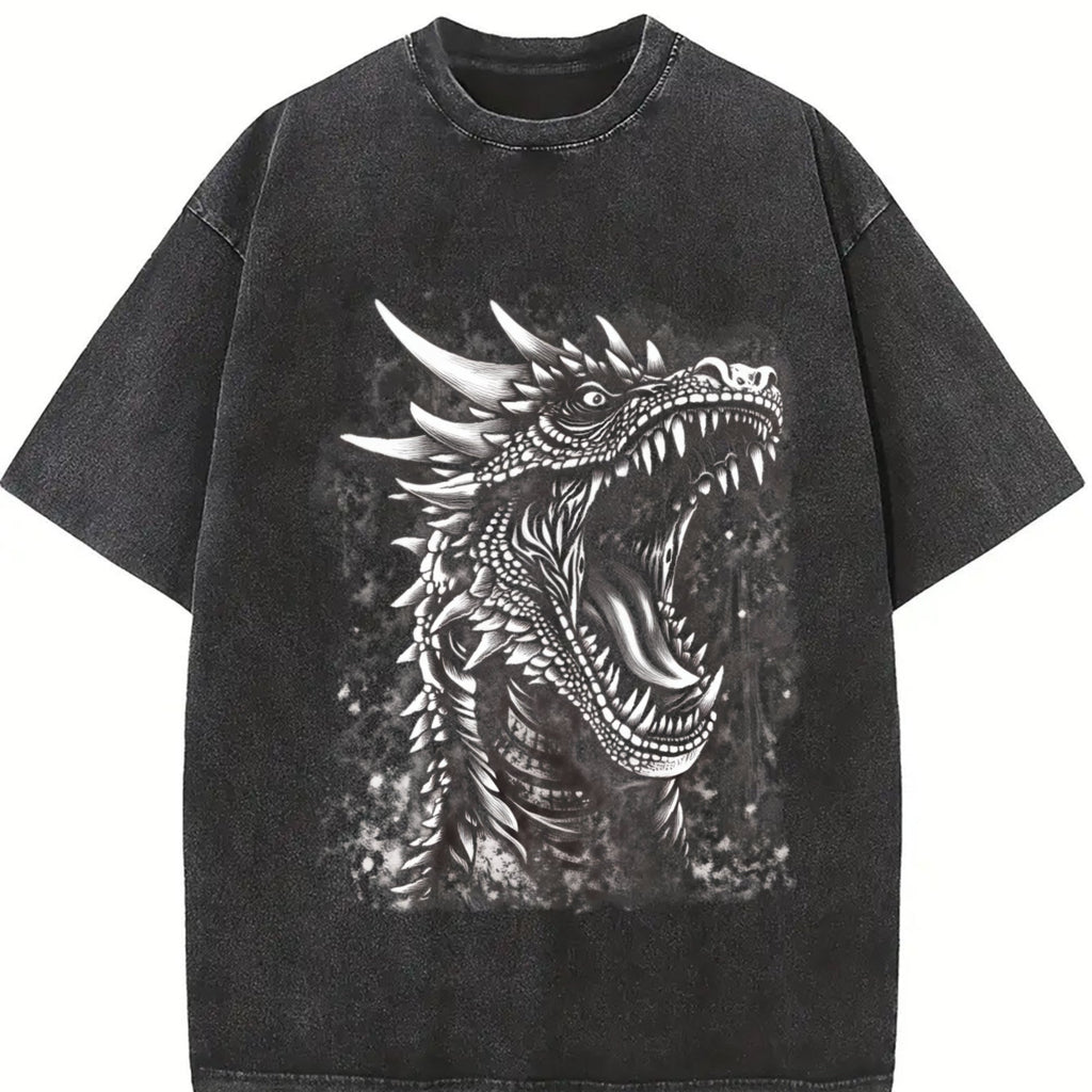 Dragon Fantasy Vintage Washed T-Shirt product image 2
