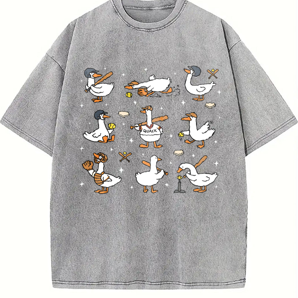 Silly Goose Softball Vintage Washed T-Shirt product image 4