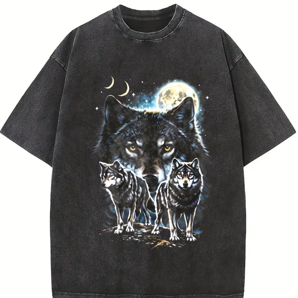 Wolf Spirit Classic 90s Vintage Washed T-Shirt product image 2