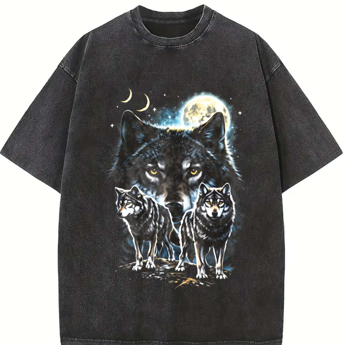 Wolf Spirit Classic 90s Vintage Washed T-Shirt product image 2
