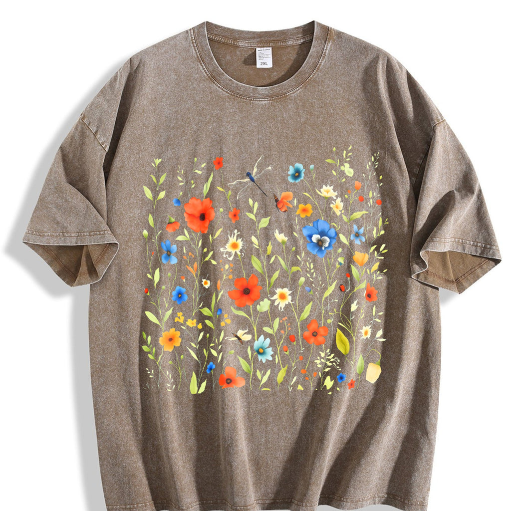 Pressed Flowers Vintage Washed T-Shirt product image 3