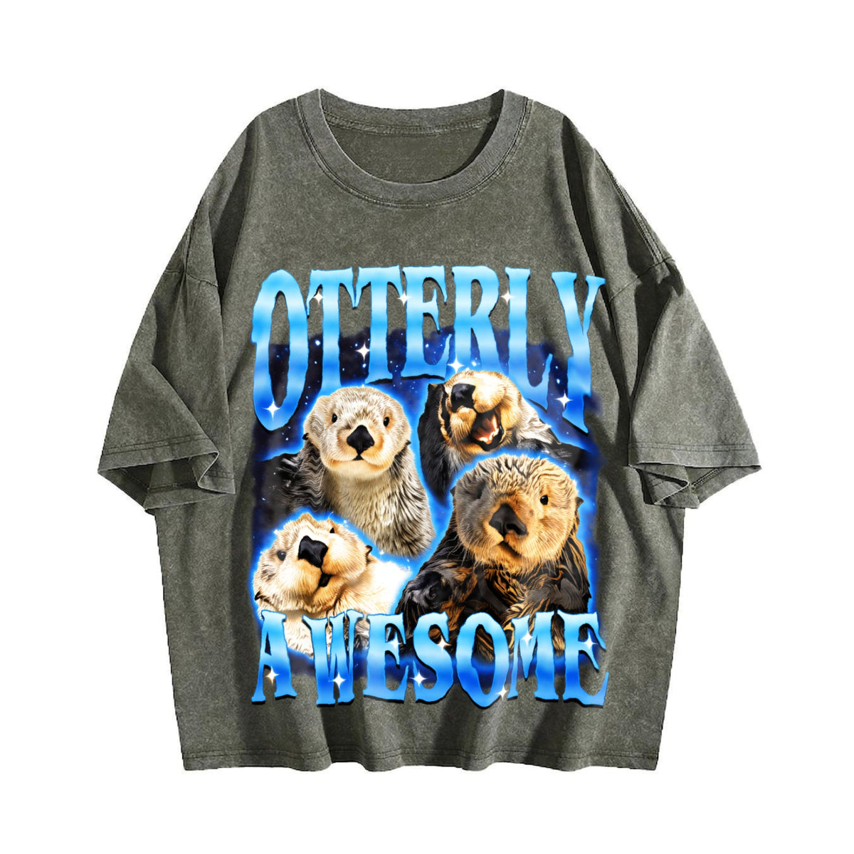 Otterly Awesome Vintage Washed T-Shirt product image 4
