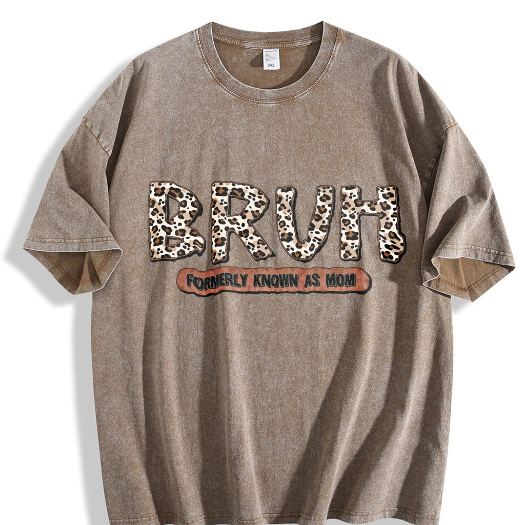 Bruh Formerly Known as Mom Vintage Washed T-Shirt product image 3