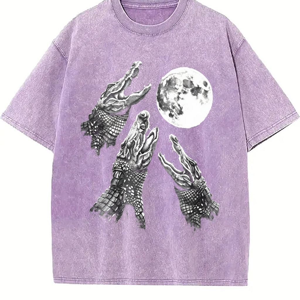 Alligator Moon Vintage Washed T-Shirt product image 6