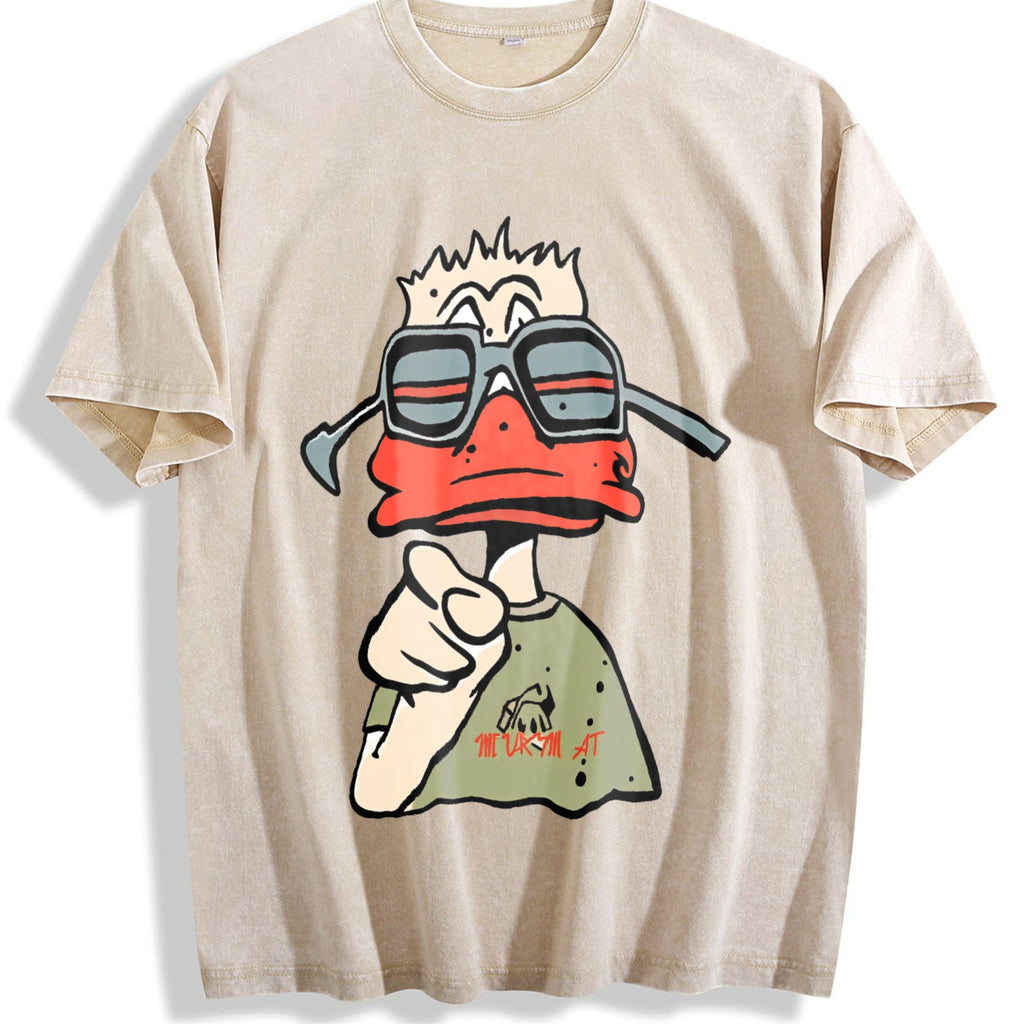 Cool Duck with Sunglasses Vintage Washed T-Shirt product image 1