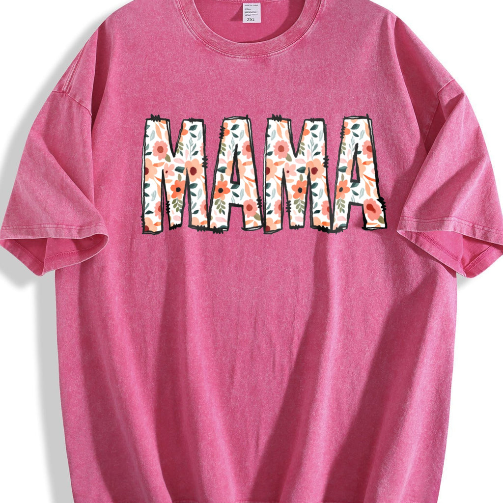 Luokeren Floral Mama - Lavender Vintage Washed T-Shirt product image 7