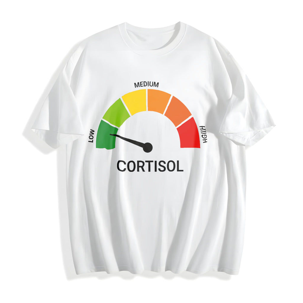 Low Cortisol Level Gauge Cotton T-Shirt product image 2