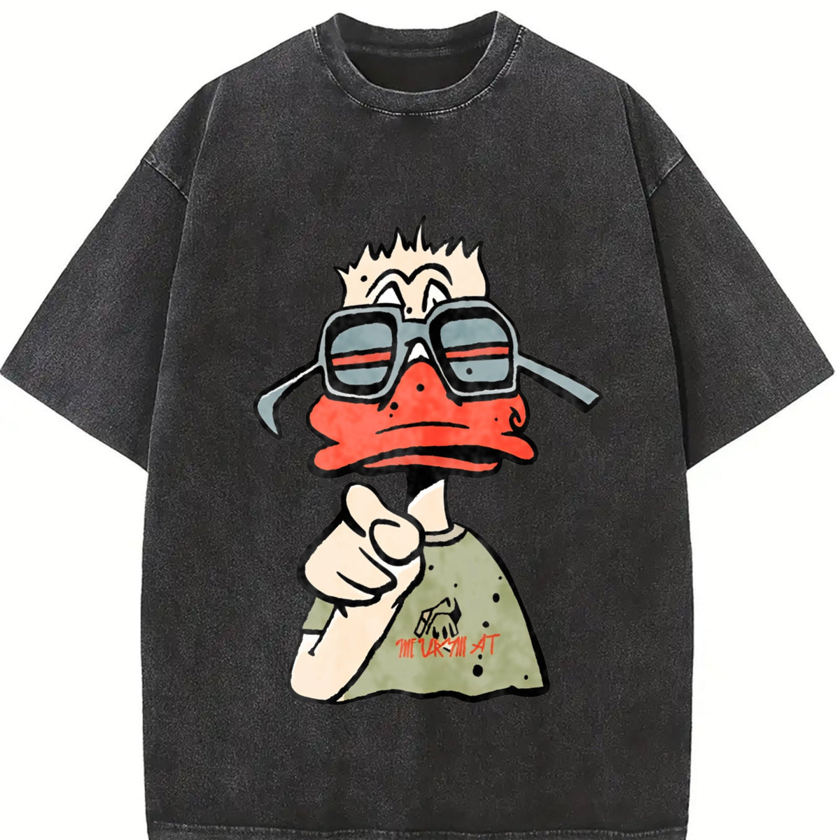 Cool Duck with Sunglasses Vintage Washed T-Shirt product image 2