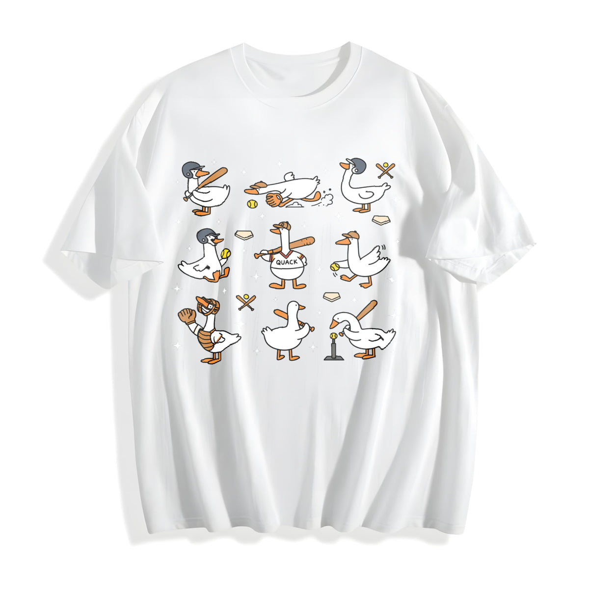 Silly Goose Softball Cotton T-Shirt product image 2