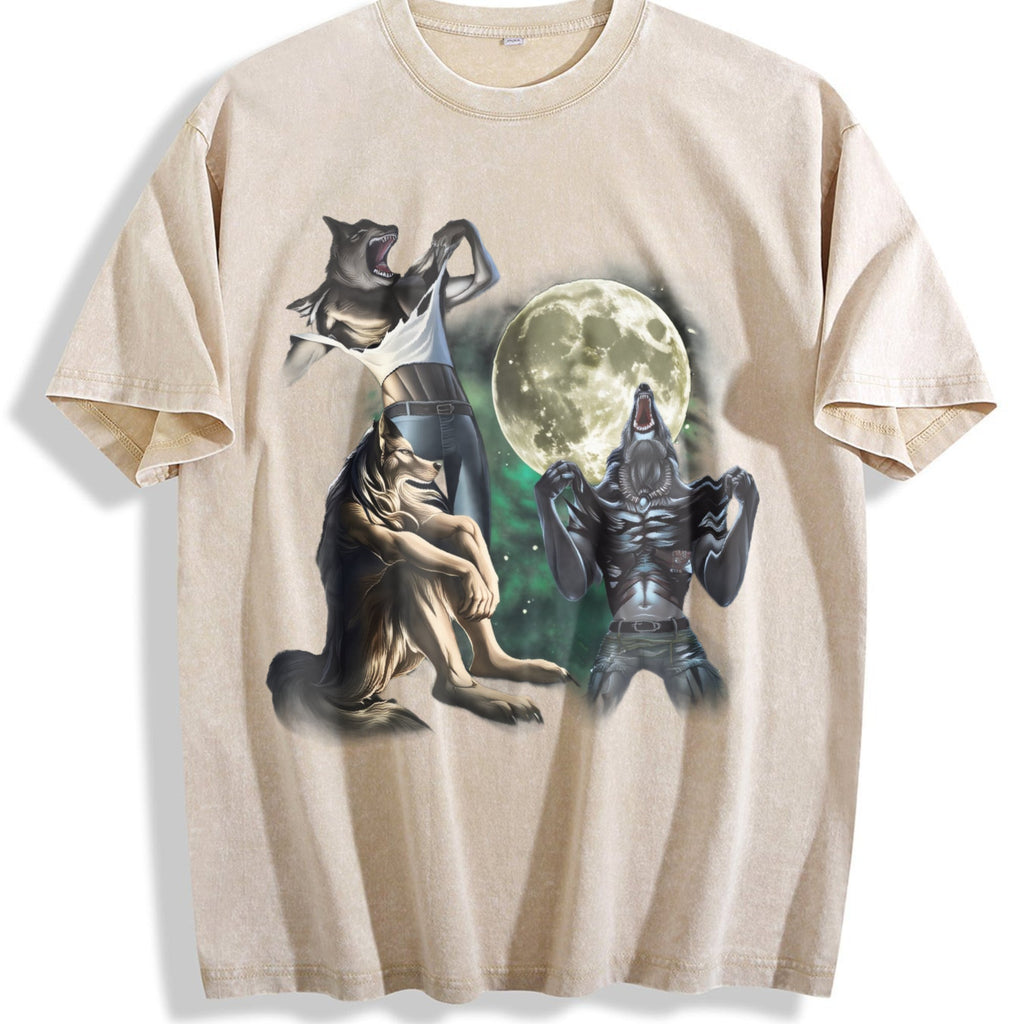 Alpha Wolf 90s Vintage Washed T-Shirt product image 1