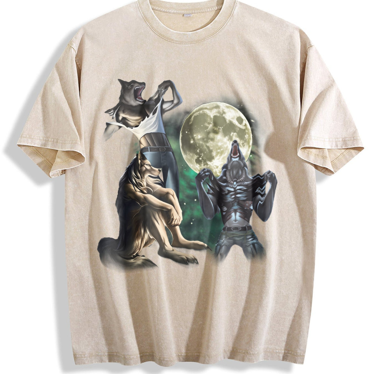 Alpha Wolf 90s Vintage Washed T-Shirt product image 1