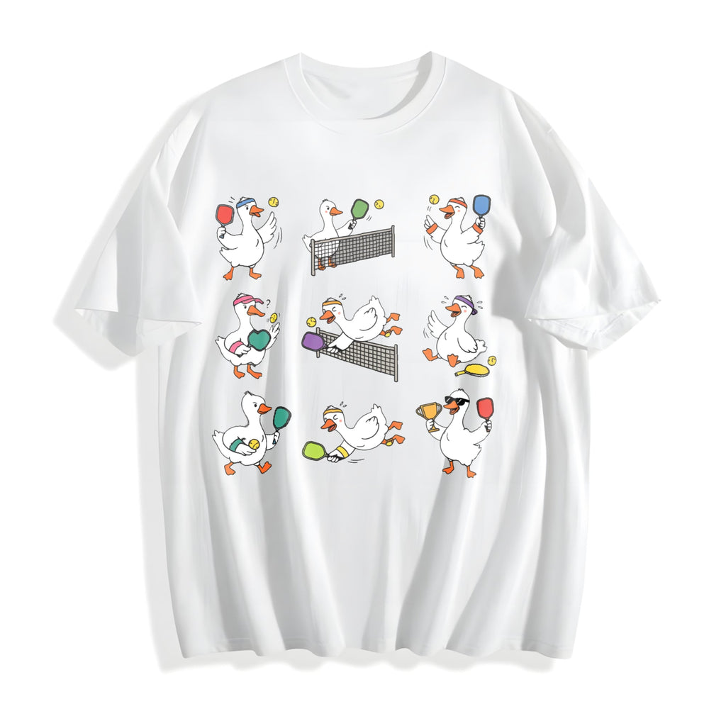 Funny Goose Pickleball Cotton T-Shirt product image 2