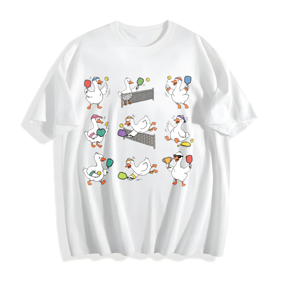 Funny Goose Pickleball Cotton T-Shirt product image 2
