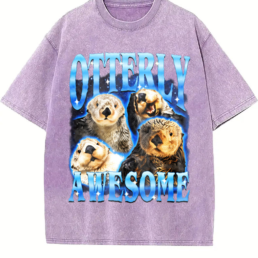 Otterly Awesome Vintage Washed T-Shirt product image 6