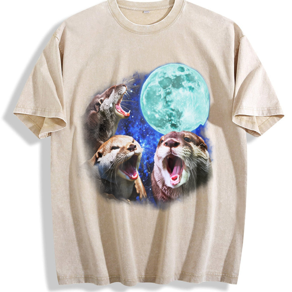 Three Otters Vintage Washed T-Shirt product image 1