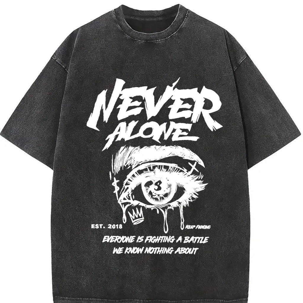 Never Alone Money Eye Symbol Dollar Sign Eyes Vintage product image 2