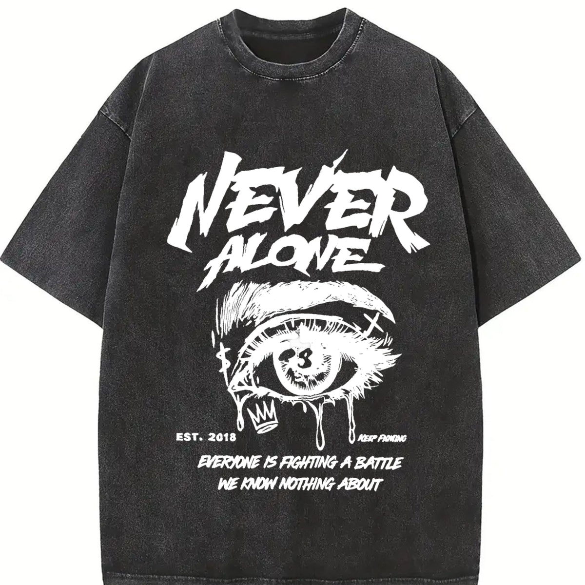 Never Alone Money Eye Symbol Dollar Sign Eyes Vintage product image 2