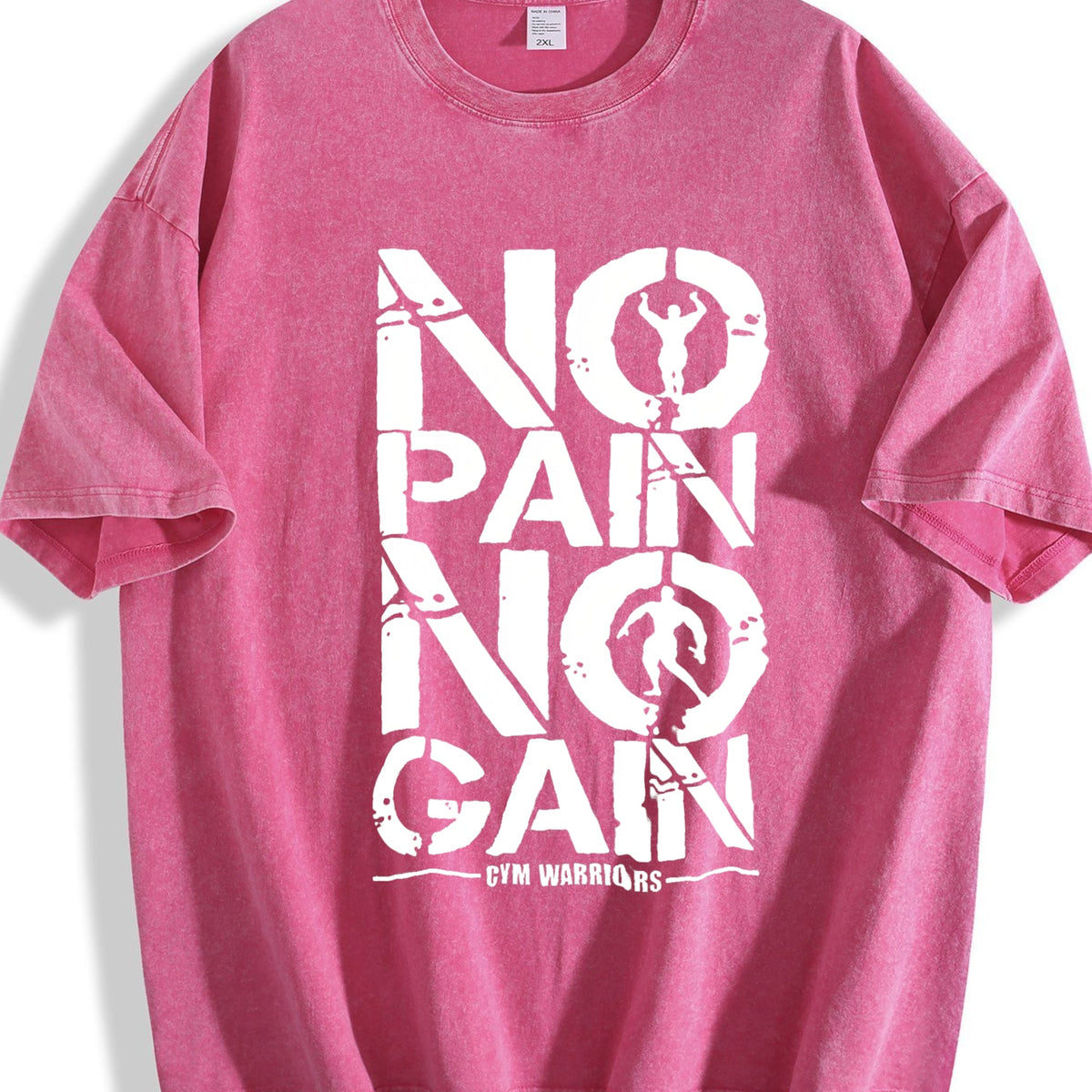 No Pain No Gain Gym Vintage Washed T-Shirt product image 5