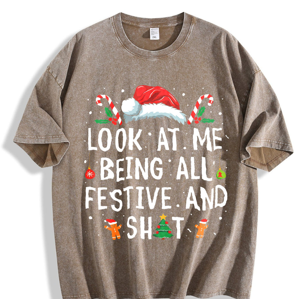 Christmas Jumper - At Me Being All Festive And Shit Vintage product image 3