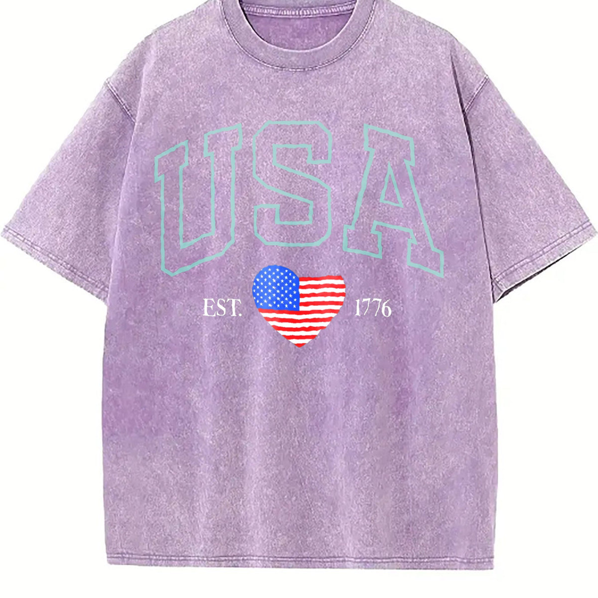 USA Flag Vintage Washed T-Shirt product image 6