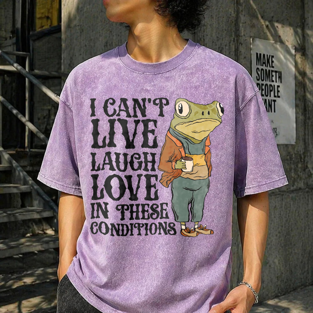 Live Laugh Love Under These Conditions Vintage Washed product image 6
