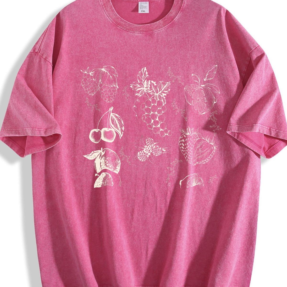 Fruits And Berries 90s Vintage Washed T-Shirt product image 7