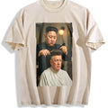 Kim Jong Un Cutting Donald Trump's Hair US Vintage Washed product image 1