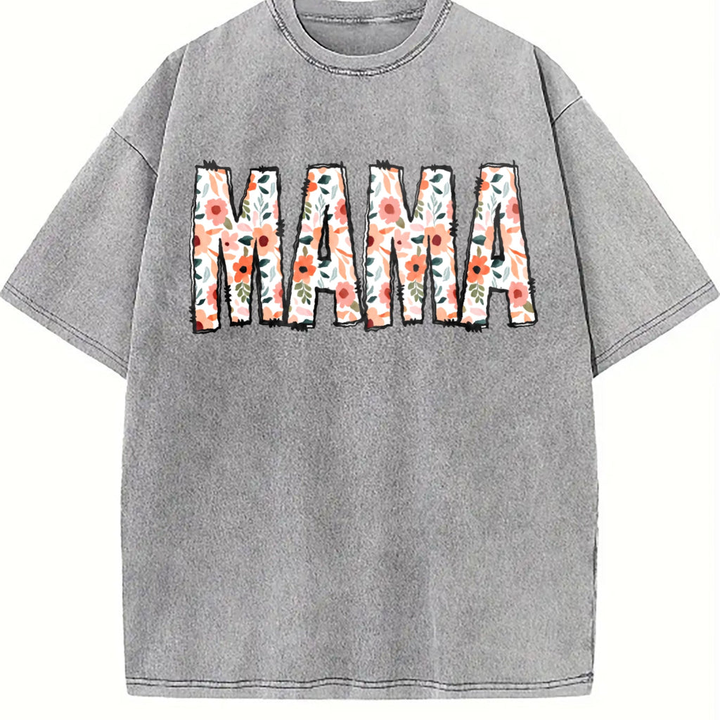 Luokeren Floral Mama - Lavender Vintage Washed T-Shirt product image 5