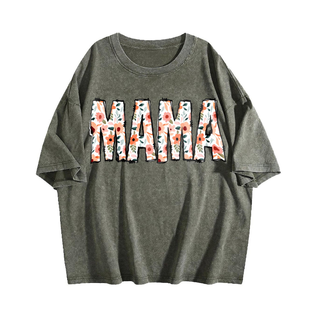 Luokeren Floral Mama - Lavender Vintage Washed T-Shirt product image 4