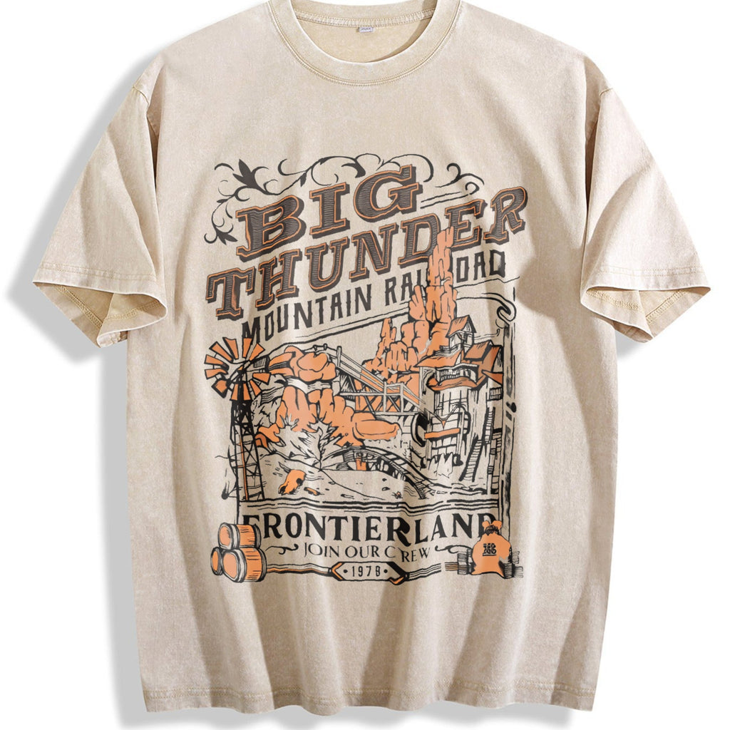 Big Thunder Mountain Railroad Vintage Washed T-Shirt product image 1